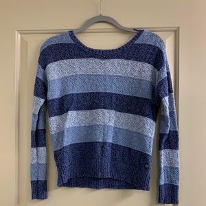 American Eagle Blue Stripe Sweater